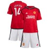 Conjunto (Camiseta+Pantalón Corto) Manchester United Eriksen 14 Primera Equipación 23-24 - Niño